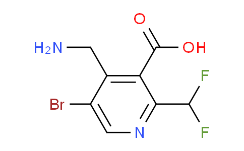 AM122591 | 1805453-64-8 | 4-(Aminomethyl)-5-bromo-2-(difluoromethyl)pyridine-3-carboxylic acid