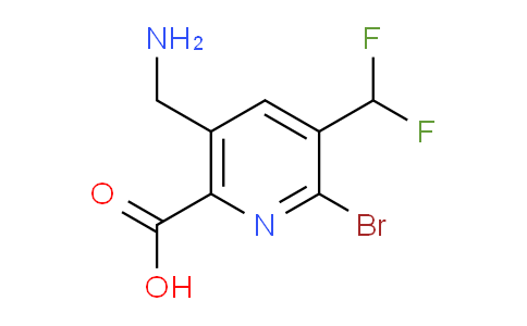 AM122594 | 1806914-26-0 | 5-(Aminomethyl)-2-bromo-3-(difluoromethyl)pyridine-6-carboxylic acid