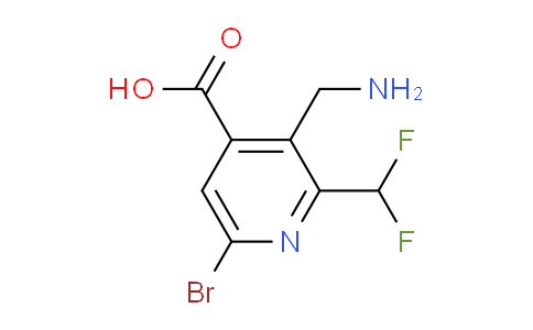 AM122597 | 1804428-35-0 | 3-(Aminomethyl)-6-bromo-2-(difluoromethyl)pyridine-4-carboxylic acid