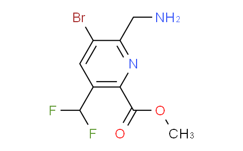 AM122599 | 1805038-54-3 | Methyl 2-(aminomethyl)-3-bromo-5-(difluoromethyl)pyridine-6-carboxylate