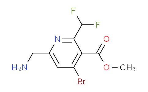 AM122603 | 1804428-42-9 | Methyl 6-(aminomethyl)-4-bromo-2-(difluoromethyl)pyridine-3-carboxylate