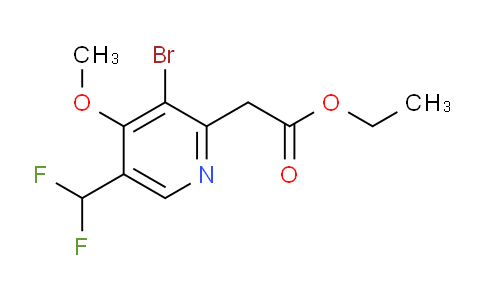 AM122604 | 1806871-57-7 | Ethyl 3-bromo-5-(difluoromethyl)-4-methoxypyridine-2-acetate