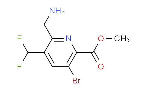 AM122606 | 1806914-51-1 | Methyl 2-(aminomethyl)-5-bromo-3-(difluoromethyl)pyridine-6-carboxylate