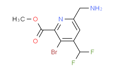 AM122607 | 1806999-94-9 | Methyl 6-(aminomethyl)-3-bromo-4-(difluoromethyl)pyridine-2-carboxylate