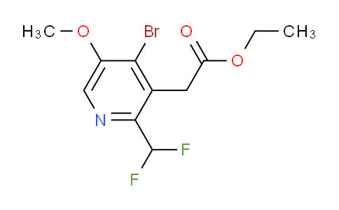 AM122609 | 1806913-33-6 | Ethyl 4-bromo-2-(difluoromethyl)-5-methoxypyridine-3-acetate