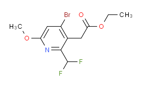 AM122611 | 1804978-54-8 | Ethyl 4-bromo-2-(difluoromethyl)-6-methoxypyridine-3-acetate