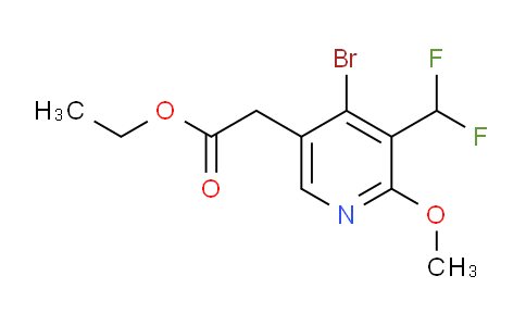 AM122612 | 1806913-36-9 | Ethyl 4-bromo-3-(difluoromethyl)-2-methoxypyridine-5-acetate