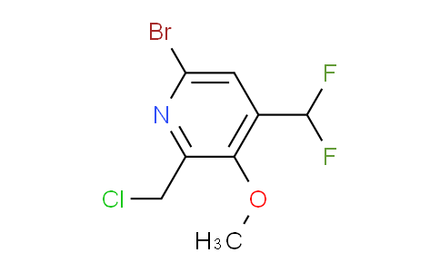 AM122616 | 1804953-78-3 | 6-Bromo-2-(chloromethyl)-4-(difluoromethyl)-3-methoxypyridine