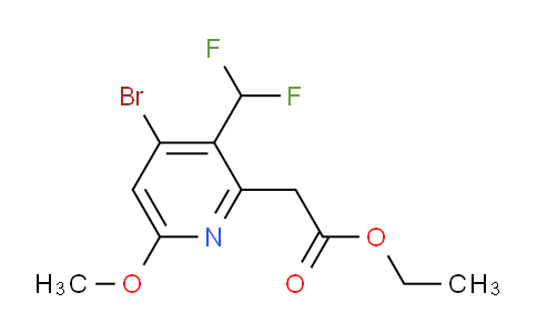 AM122618 | 1806872-24-1 | Ethyl 4-bromo-3-(difluoromethyl)-6-methoxypyridine-2-acetate