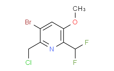 3-Bromo-2-(chloromethyl)-6-(difluoromethyl)-5-methoxypyridine