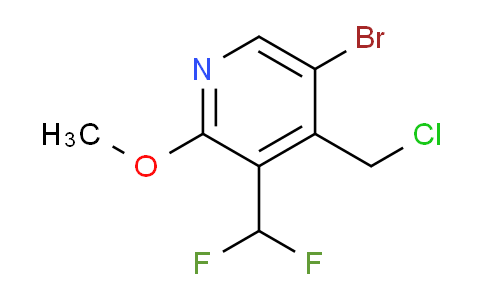 5-Bromo-4-(chloromethyl)-3-(difluoromethyl)-2-methoxypyridine