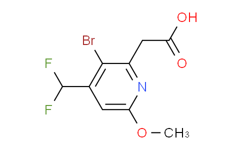 AM122630 | 1806912-26-4 | 3-Bromo-4-(difluoromethyl)-6-methoxypyridine-2-acetic acid