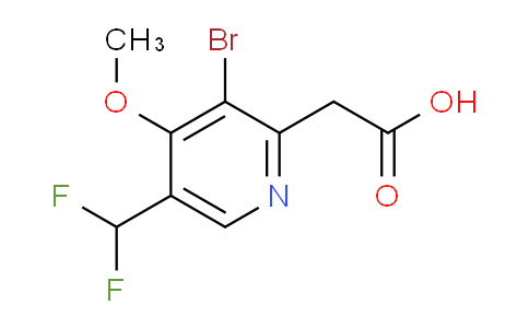 3-Bromo-5-(difluoromethyl)-4-methoxypyridine-2-acetic acid
