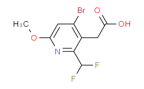 4-Bromo-2-(difluoromethyl)-6-methoxypyridine-3-acetic acid