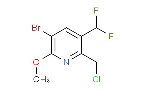 AM122641 | 1806869-47-5 | 5-Bromo-2-(chloromethyl)-3-(difluoromethyl)-6-methoxypyridine