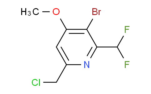 AM122643 | 1805164-12-8 | 3-Bromo-6-(chloromethyl)-2-(difluoromethyl)-4-methoxypyridine