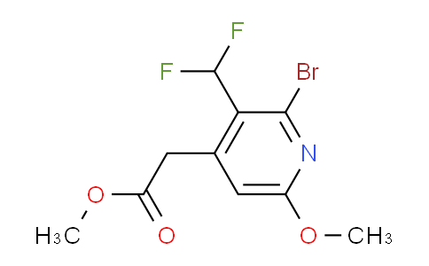 AM122651 | 1806912-73-1 | Methyl 2-bromo-3-(difluoromethyl)-6-methoxypyridine-4-acetate