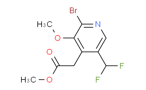 AM122658 | 1805166-53-3 | Methyl 2-bromo-5-(difluoromethyl)-3-methoxypyridine-4-acetate