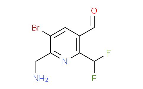 AM122663 | 1805452-80-5 | 2-(Aminomethyl)-3-bromo-6-(difluoromethyl)pyridine-5-carboxaldehyde
