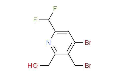 4-Bromo-3-(bromomethyl)-6-(difluoromethyl)pyridine-2-methanol