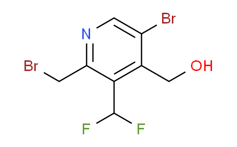 5-Bromo-2-(bromomethyl)-3-(difluoromethyl)pyridine-4-methanol