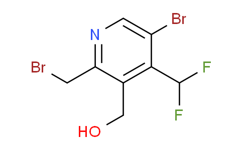 5-Bromo-2-(bromomethyl)-4-(difluoromethyl)pyridine-3-methanol