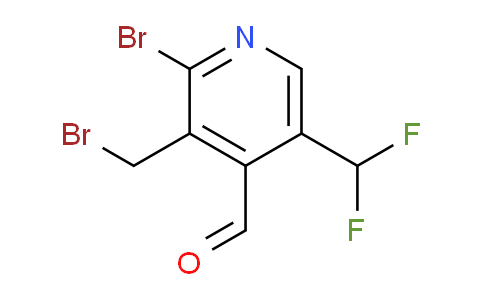 AM122684 | 1804848-15-4 | 2-Bromo-3-(bromomethyl)-5-(difluoromethyl)pyridine-4-carboxaldehyde