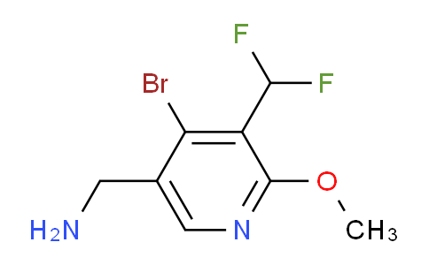 AM122687 | 1805419-90-2 | 5-(Aminomethyl)-4-bromo-3-(difluoromethyl)-2-methoxypyridine