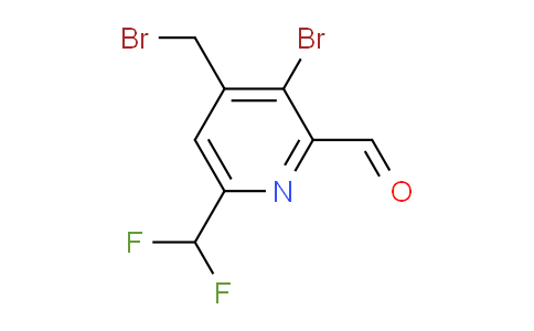 AM122711 | 1806919-77-6 | 3-Bromo-4-(bromomethyl)-6-(difluoromethyl)pyridine-2-carboxaldehyde