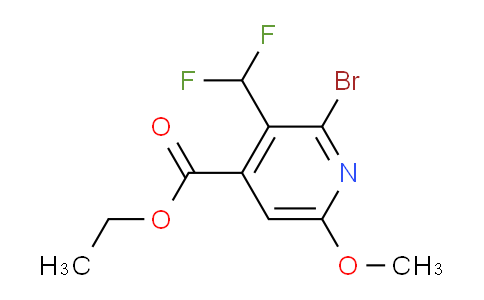 AM122721 | 1805423-38-4 | Ethyl 2-bromo-3-(difluoromethyl)-6-methoxypyridine-4-carboxylate