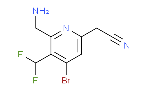 AM122734 | 1806867-57-1 | 2-(Aminomethyl)-4-bromo-3-(difluoromethyl)pyridine-6-acetonitrile