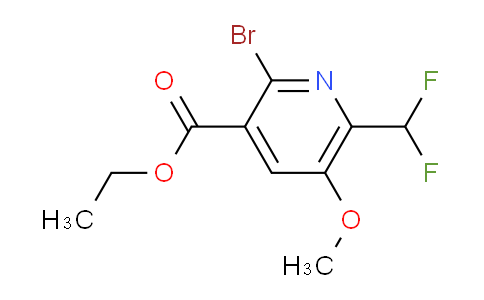 AM122736 | 1805239-12-6 | Ethyl 2-bromo-6-(difluoromethyl)-5-methoxypyridine-3-carboxylate