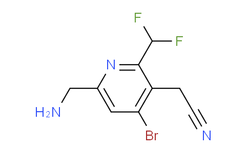 AM122738 | 1804844-18-5 | 6-(Aminomethyl)-4-bromo-2-(difluoromethyl)pyridine-3-acetonitrile