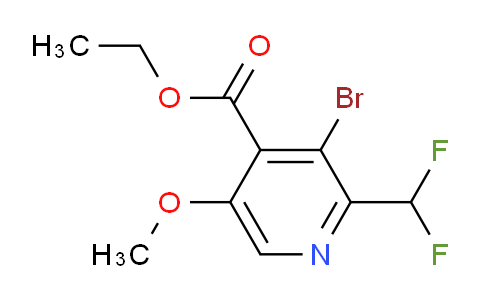 AM122739 | 1806910-77-9 | Ethyl 3-bromo-2-(difluoromethyl)-5-methoxypyridine-4-carboxylate