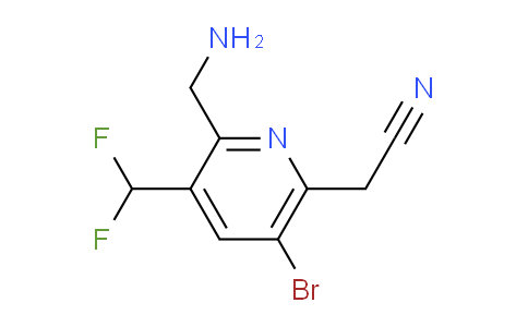 AM122740 | 1806867-63-9 | 2-(Aminomethyl)-5-bromo-3-(difluoromethyl)pyridine-6-acetonitrile
