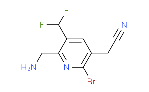 AM122742 | 1805382-68-6 | 2-(Aminomethyl)-6-bromo-3-(difluoromethyl)pyridine-5-acetonitrile