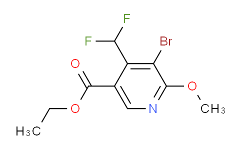 AM122743 | 1805426-87-2 | Ethyl 3-bromo-4-(difluoromethyl)-2-methoxypyridine-5-carboxylate
