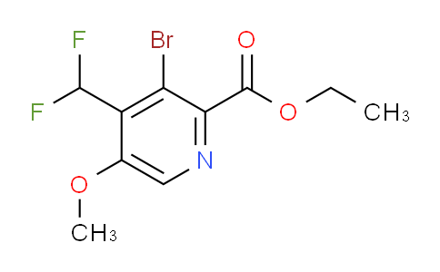 AM122745 | 1805345-44-1 | Ethyl 3-bromo-4-(difluoromethyl)-5-methoxypyridine-2-carboxylate