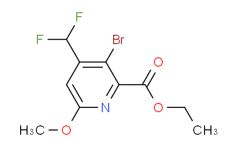AM122746 | 1805931-12-7 | Ethyl 3-bromo-4-(difluoromethyl)-6-methoxypyridine-2-carboxylate