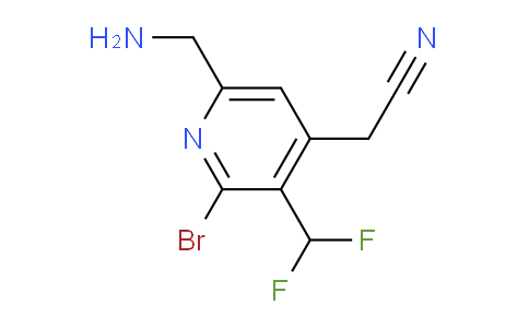 AM122747 | 1806923-13-6 | 6-(Aminomethyl)-2-bromo-3-(difluoromethyl)pyridine-4-acetonitrile