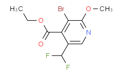 AM122748 | 1805427-04-6 | Ethyl 3-bromo-5-(difluoromethyl)-2-methoxypyridine-4-carboxylate