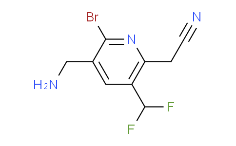 AM122749 | 1804433-85-9 | 3-(Aminomethyl)-2-bromo-5-(difluoromethyl)pyridine-6-acetonitrile