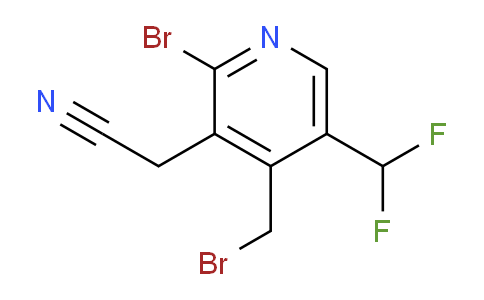 AM122752 | 1805383-34-9 | 2-Bromo-4-(bromomethyl)-5-(difluoromethyl)pyridine-3-acetonitrile