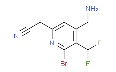AM122761 | 1805941-22-3 | 4-(Aminomethyl)-2-bromo-3-(difluoromethyl)pyridine-6-acetonitrile