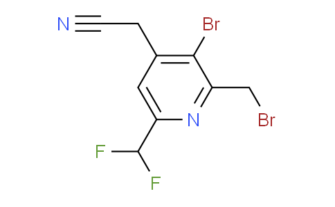 AM122766 | 1806859-89-1 | 3-Bromo-2-(bromomethyl)-6-(difluoromethyl)pyridine-4-acetonitrile