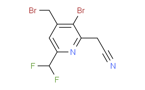 AM122770 | 1806859-98-2 | 3-Bromo-4-(bromomethyl)-6-(difluoromethyl)pyridine-2-acetonitrile