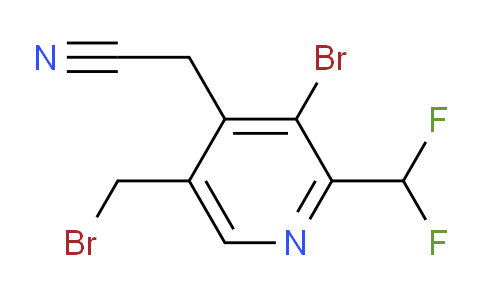 AM122771 | 1806918-09-1 | 3-Bromo-5-(bromomethyl)-2-(difluoromethyl)pyridine-4-acetonitrile