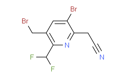 AM122774 | 1806918-19-3 | 3-Bromo-5-(bromomethyl)-6-(difluoromethyl)pyridine-2-acetonitrile