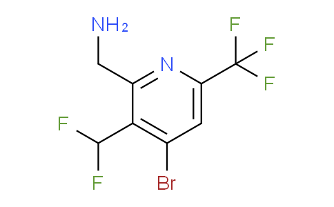 AM122777 | 1805948-47-3 | 2-(Aminomethyl)-4-bromo-3-(difluoromethyl)-6-(trifluoromethyl)pyridine