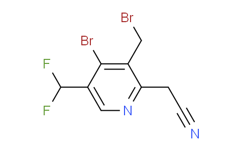 AM122783 | 1805254-18-5 | 4-Bromo-3-(bromomethyl)-5-(difluoromethyl)pyridine-2-acetonitrile